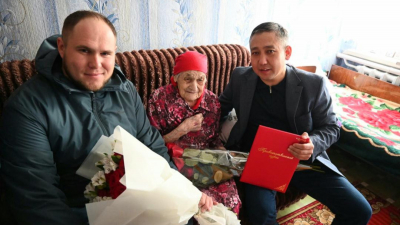 В Акмолинской области отметили 100-летие труженицы войны