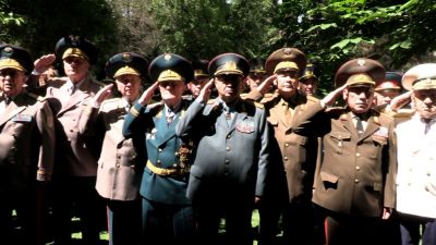В Алматы торжественно отметили 100-летие героя Советского Союза Сагадата Нурмагамбетова