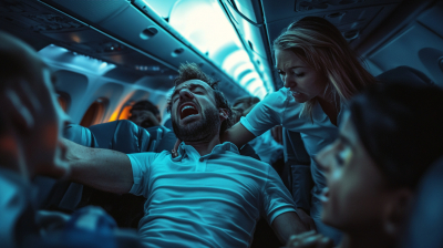 Ударил бортпроводника и солгал о теракте: пассажир Fly Arystan получил 3 года лишения свободы