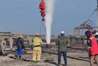 На потушенной скважине месторождения Западная Прорва пострадал работник
