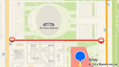 Участок дороги между проспектами Кабанбай батыра и Туран в районе «Астана Арены» перекроют
