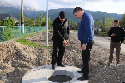В селах Тюлькубаса обновляют системы питьевой воды