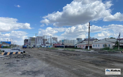 Реконструкцию улицы Гагарина в Атырау продолжат в 2026 году